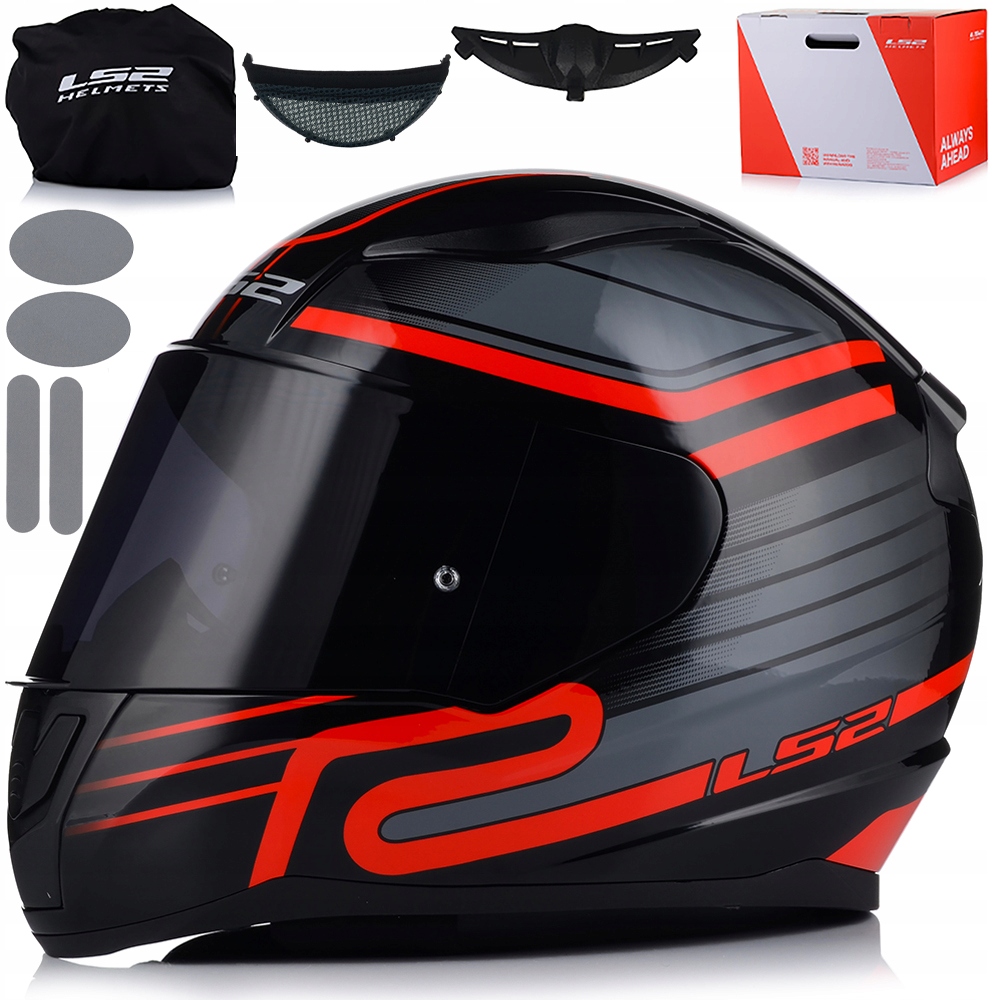 Motocyklová Prilba LS2 FF353 Rapid II Circuit Ece 22.06 Tmavé Sklo