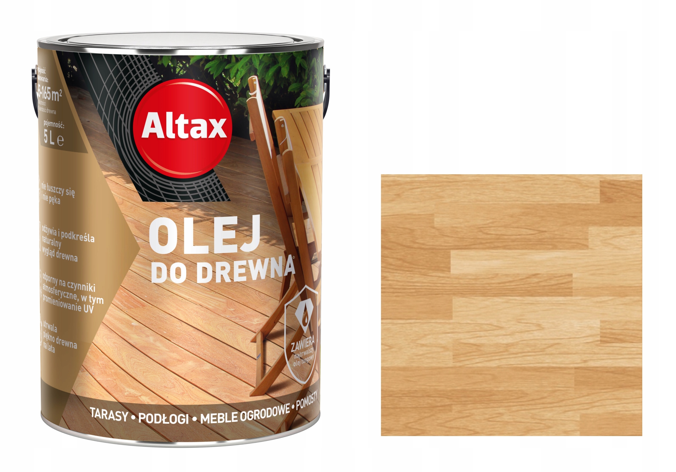 Altax Olej Do Drewna Tarasów 5L Bezbarwny