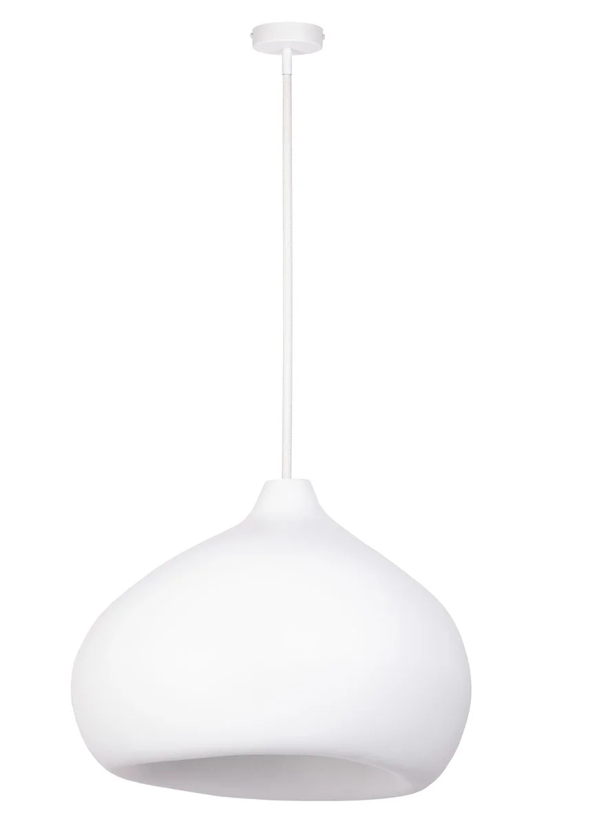 Moderní závěsná lampa z pryskyřice, bílá, do jídelny nad stůl, ostrov Sigma