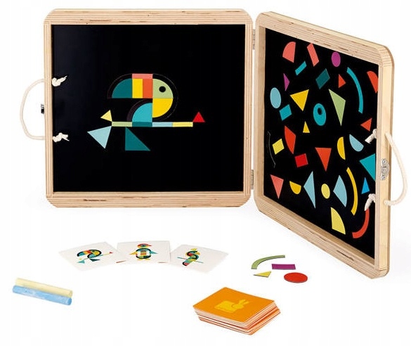 

Układanka magnetyczna w walizce Zwierzęta 3+ Janod