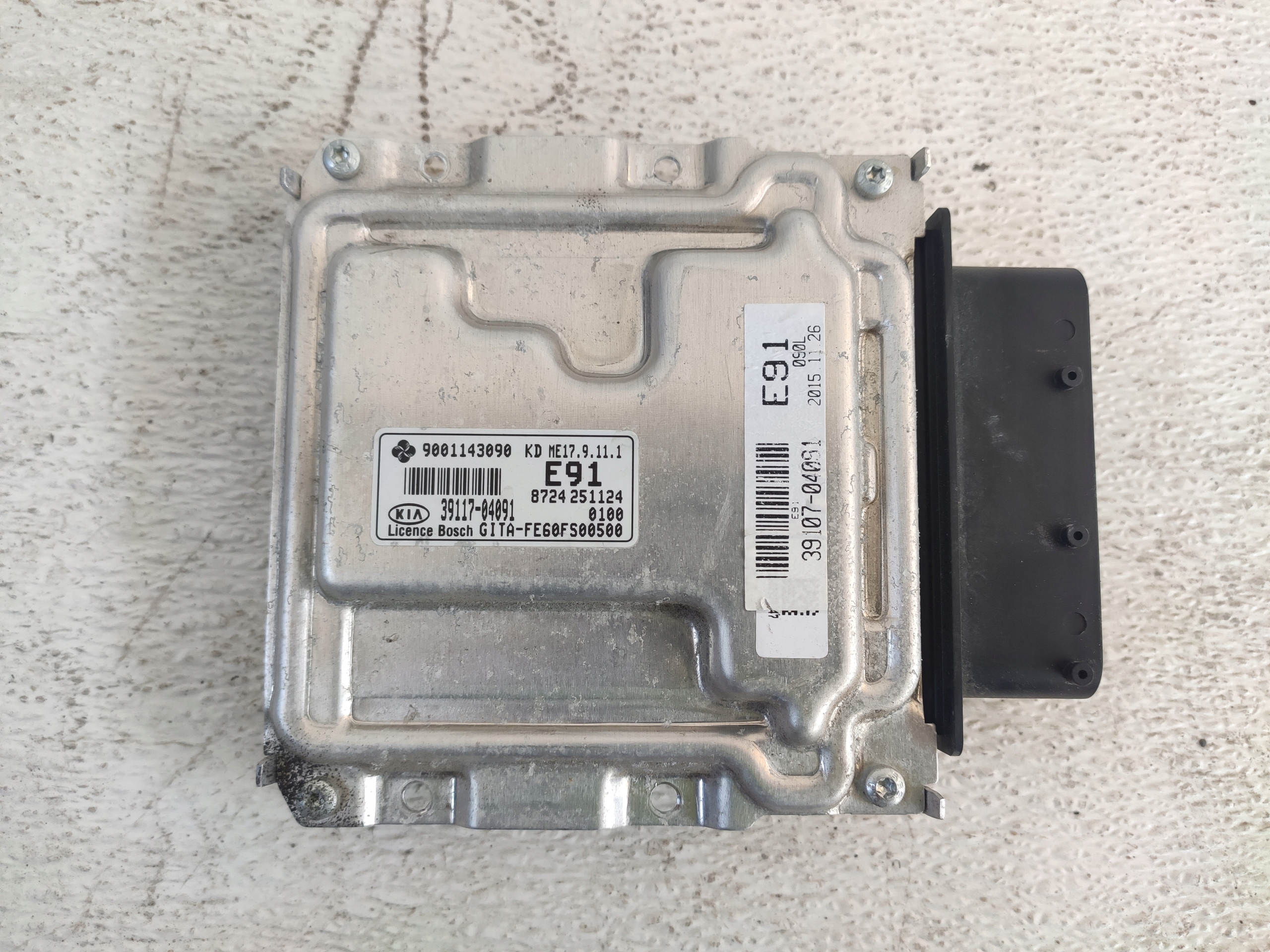 KIA PICANTO II 2015 1.0 control unit of the engine