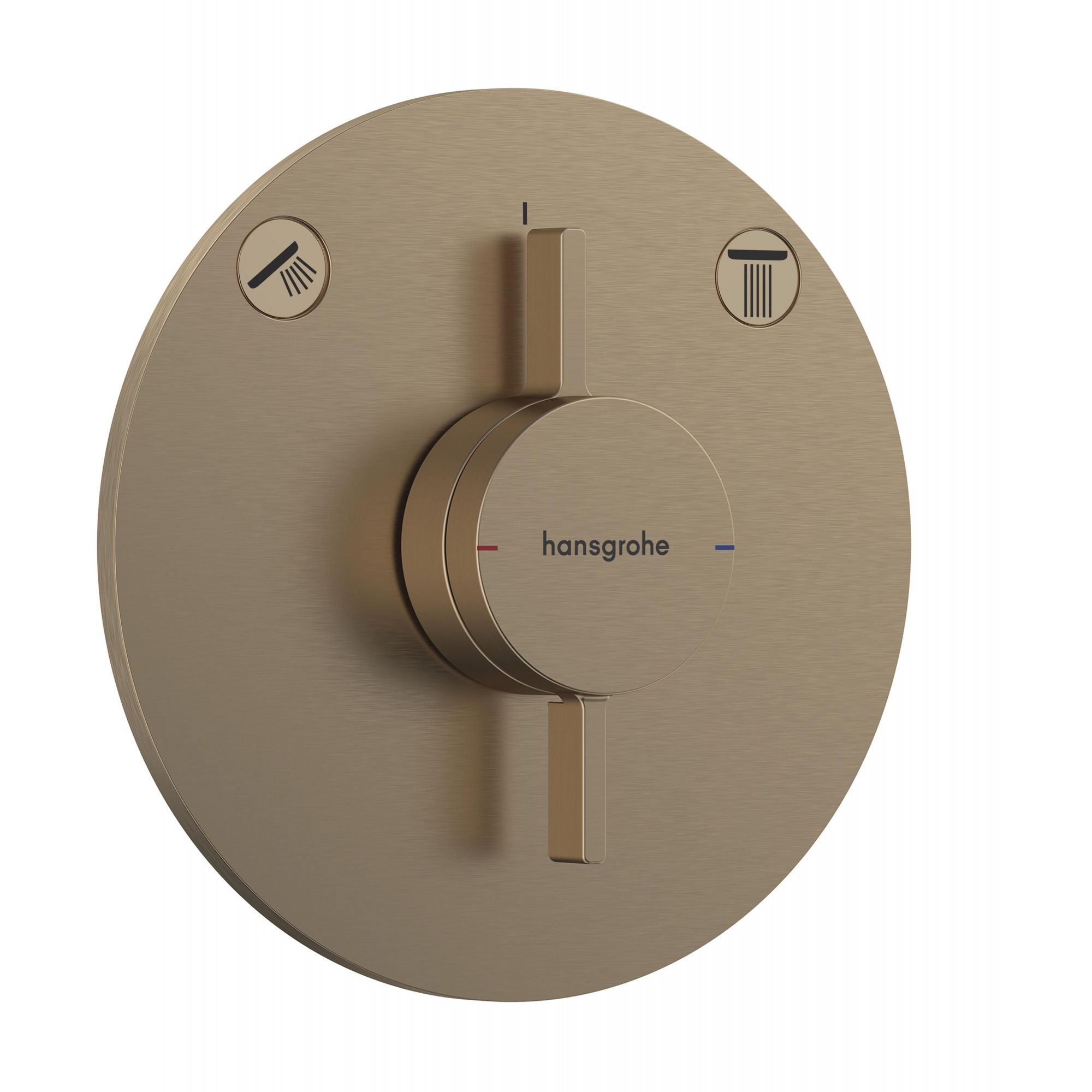 Hansgrohe DuoTurn S Baterie se směšovačem, podomítková, pro 2 přijímače, bronzová