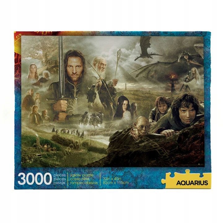 Lord Of The Rings Jigsaw Puzzle Saga (3000 Pieces)