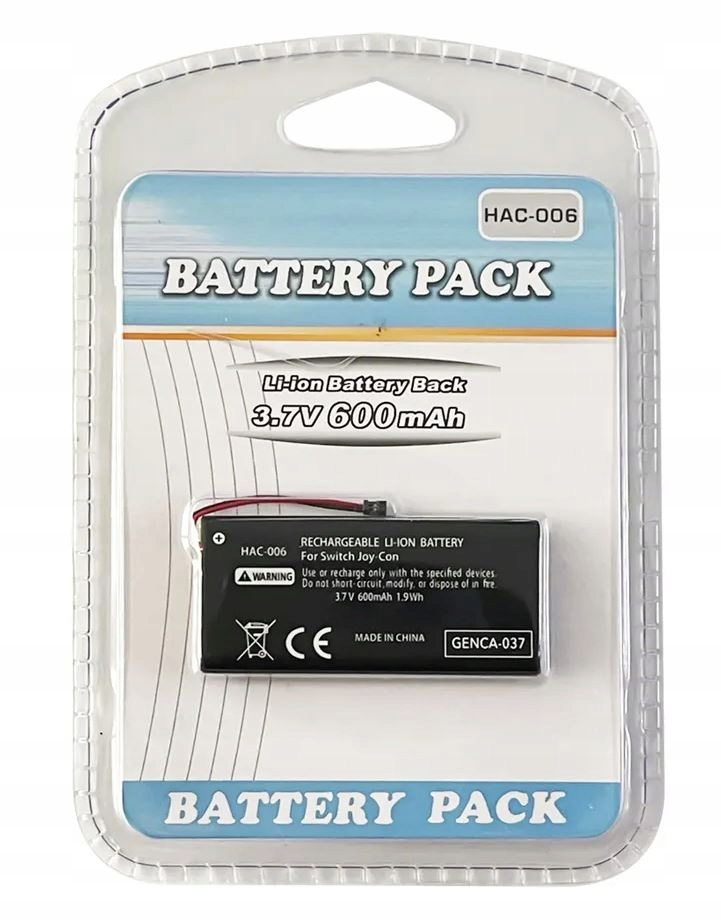 Bateria akumulator HAC-006 600mAh Joy-Con Switch