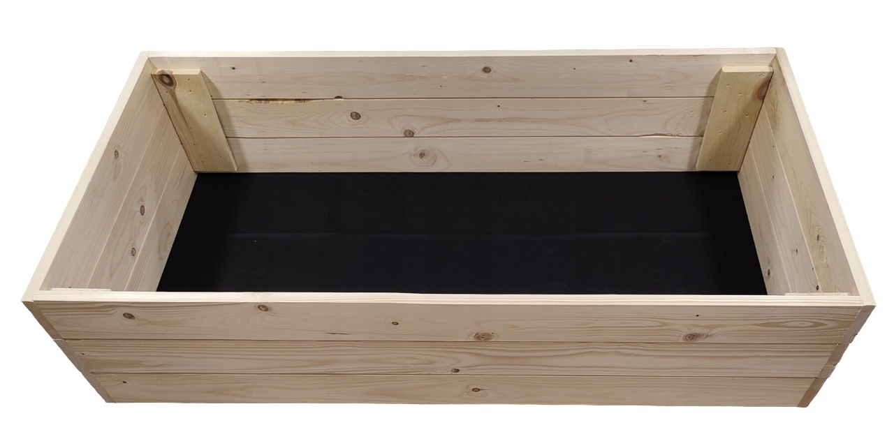WARZYWNIAK SKRZYNIA NA WARZYWA ZIELNIK 80x120 INSPEKT WYSOKI + AGROWŁÓKNINA Materiał wykonania drewno