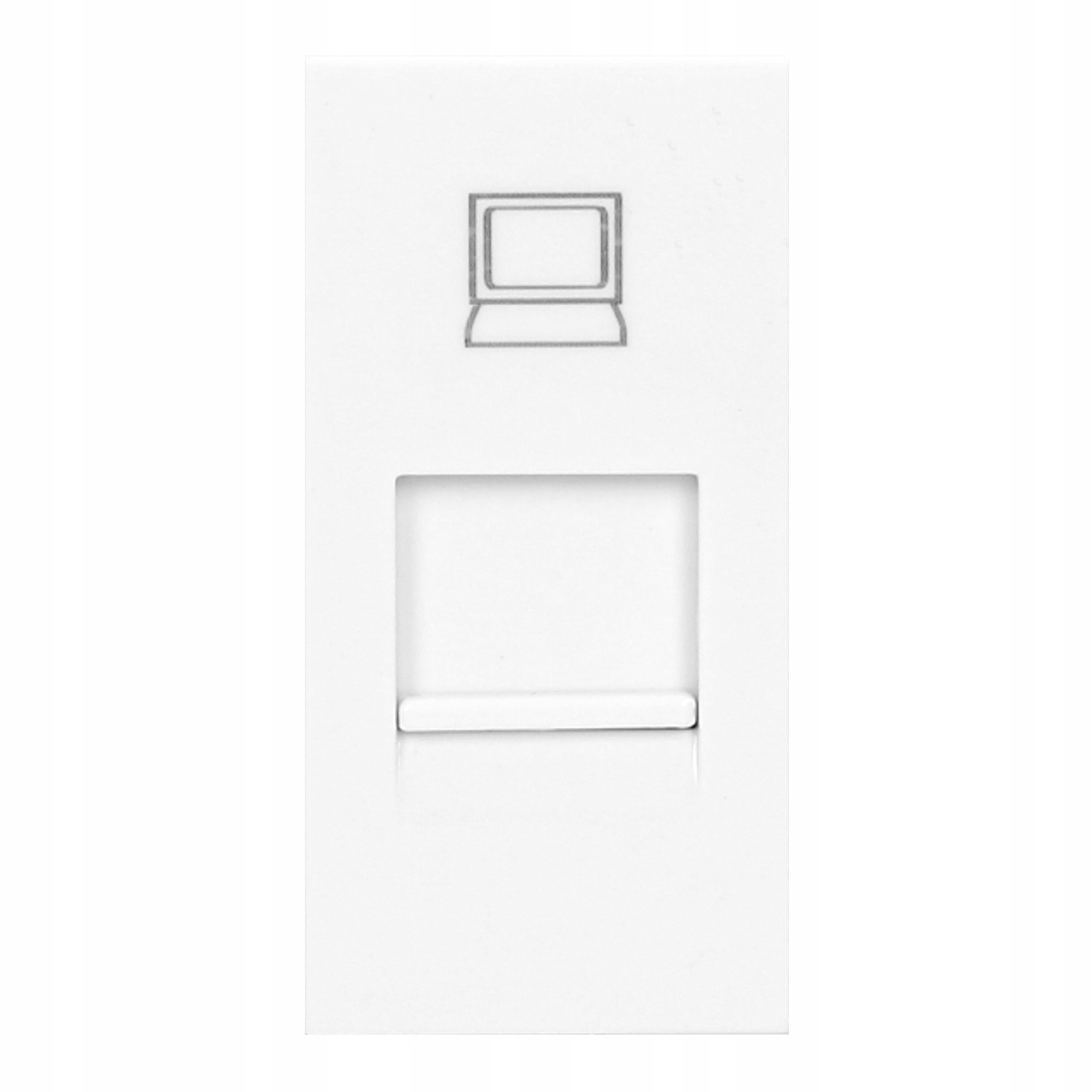 

Gniazdo modułowe Lan RJ45 cat 5e OR-GM-9010/W/RJ45
