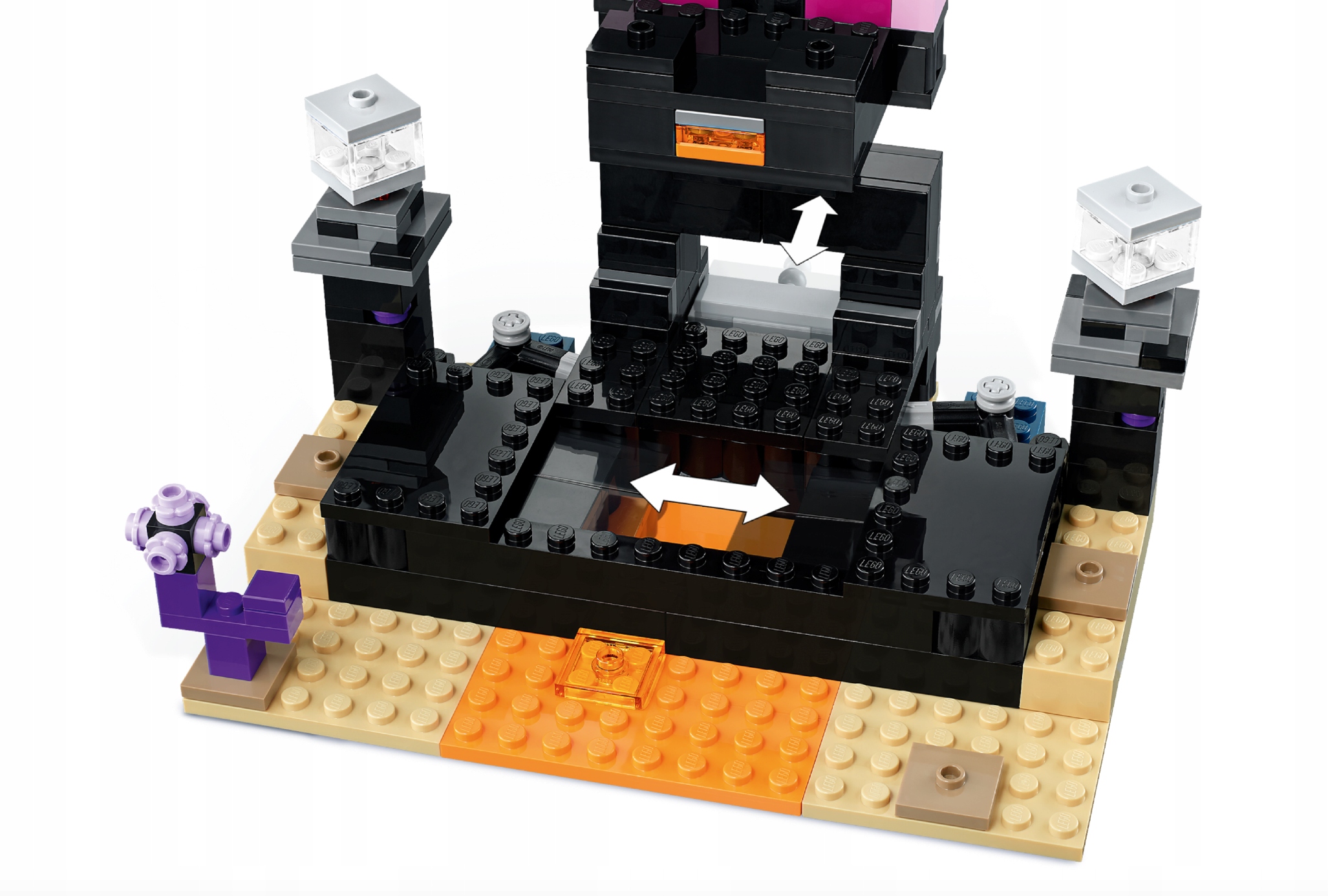 KLOCKI LEGO MINECRAFT ARENA ENDU SMOK KRES ENDERMAN PREZENT DLA 8,9 LATKA Wiek dziecka 8 lat +