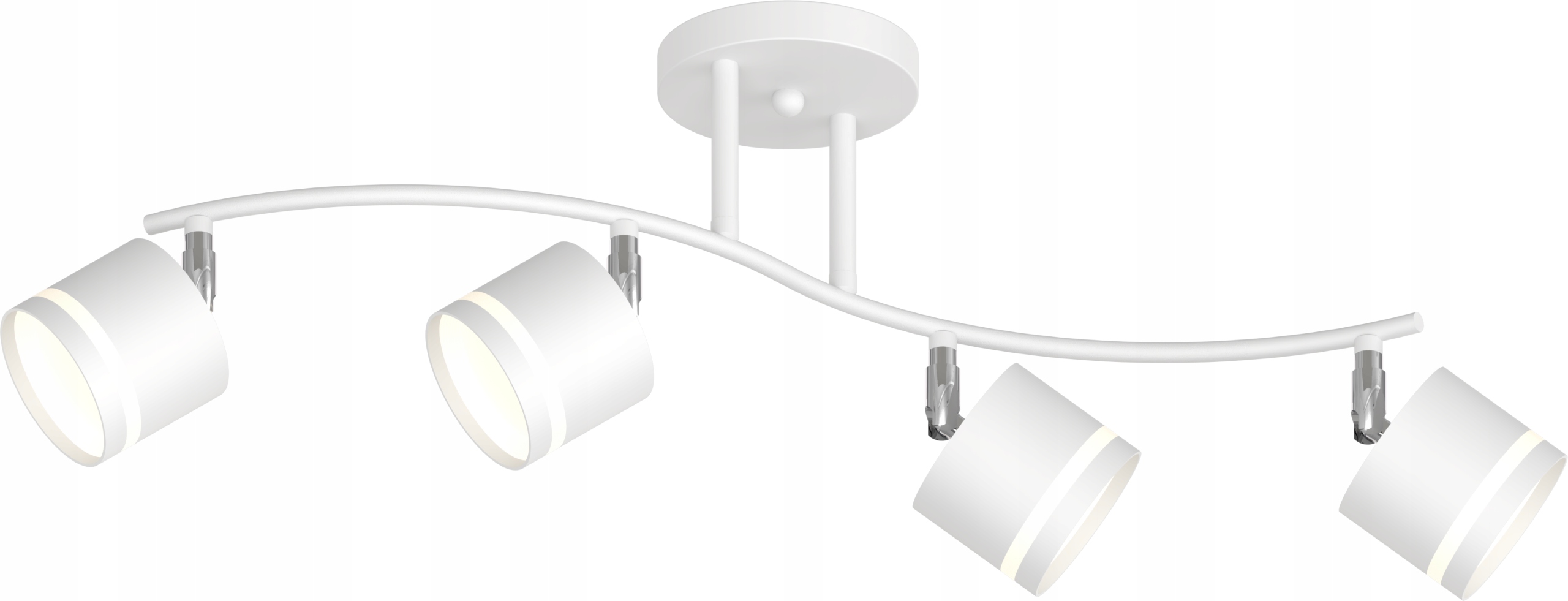 Stropní Lustr Bílý 4x GX53 Moderní Design Vargo DL1289
