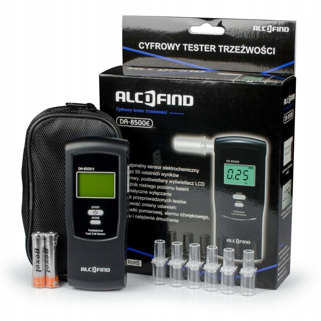 Alkohol Tester Da 8500E náustky