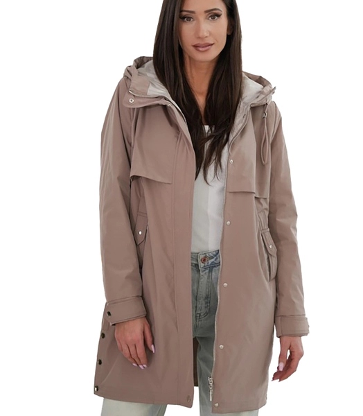 Dámský mírně zateplený přechodový kabát Helena 48