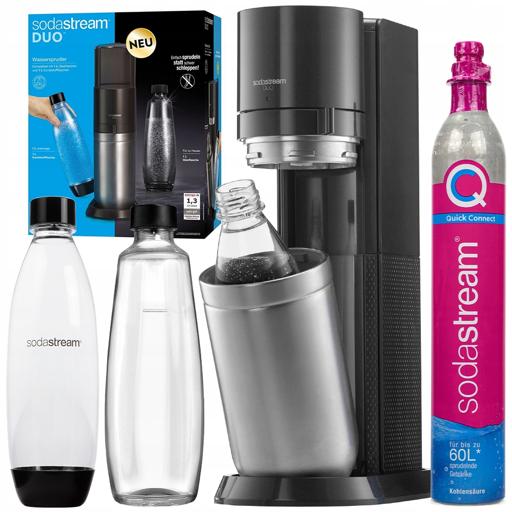 Saturátor Sodastream Duo 2 Flaše Na Vodu Bombička CO2 Na Sýtenie Vody