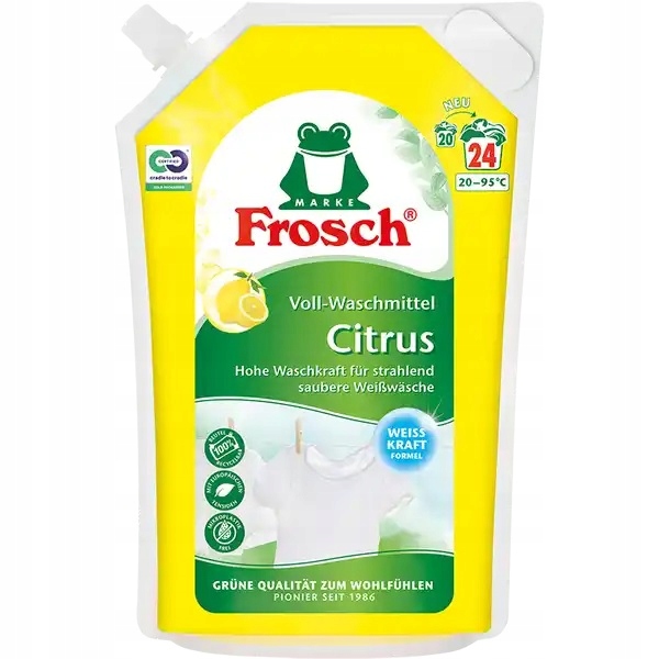 

Frosch Żel Płyn Do Prania Białego 1,8L Citrus