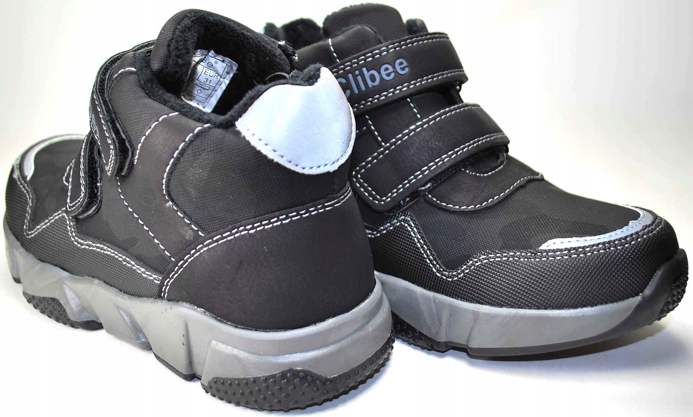 TRZEWIKI chłopięce rzepy suwak jesień zima r 32 Kod producenta P534