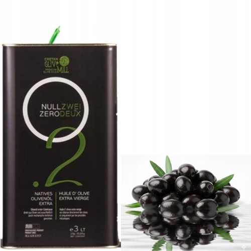 Levně Extra Panenský Olivový Olej Cretan MILL 3000 ML, Řecko, 3 L