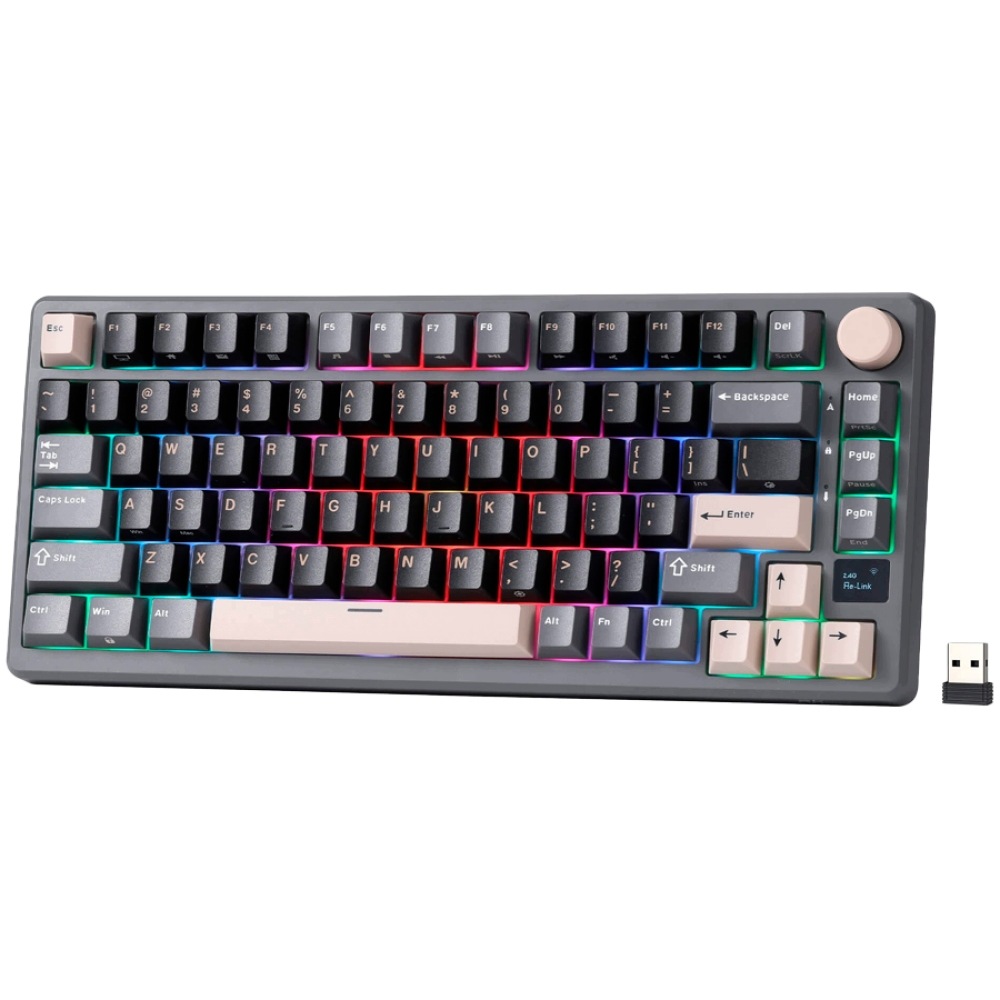 ROYAL KLUDGE RK-M75 Phantom Gaming Keyboard Beige switch — 2