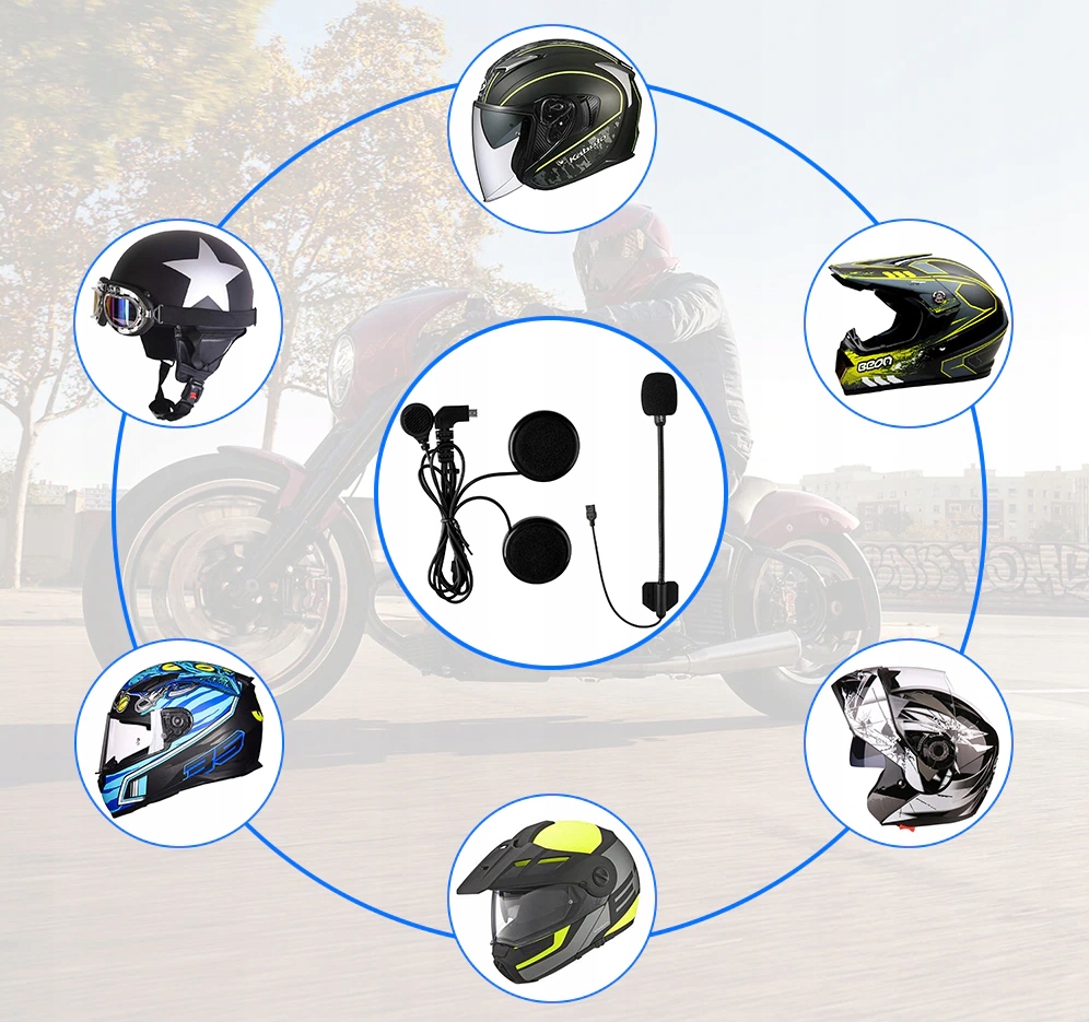 2x INTERKOM MOTOCYKL FREEDCONN T COM SC V3 PRO LCD Limit sparowania do 2 interkomow