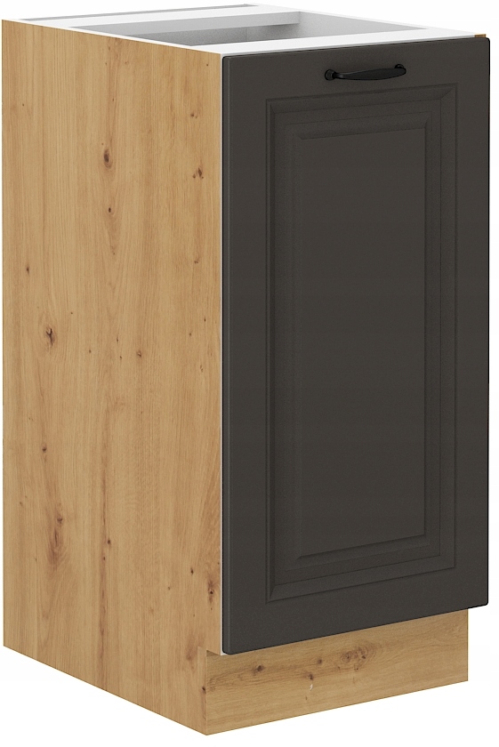 Szafka kuchenna dolna 40cm frezowana grafit SPRING