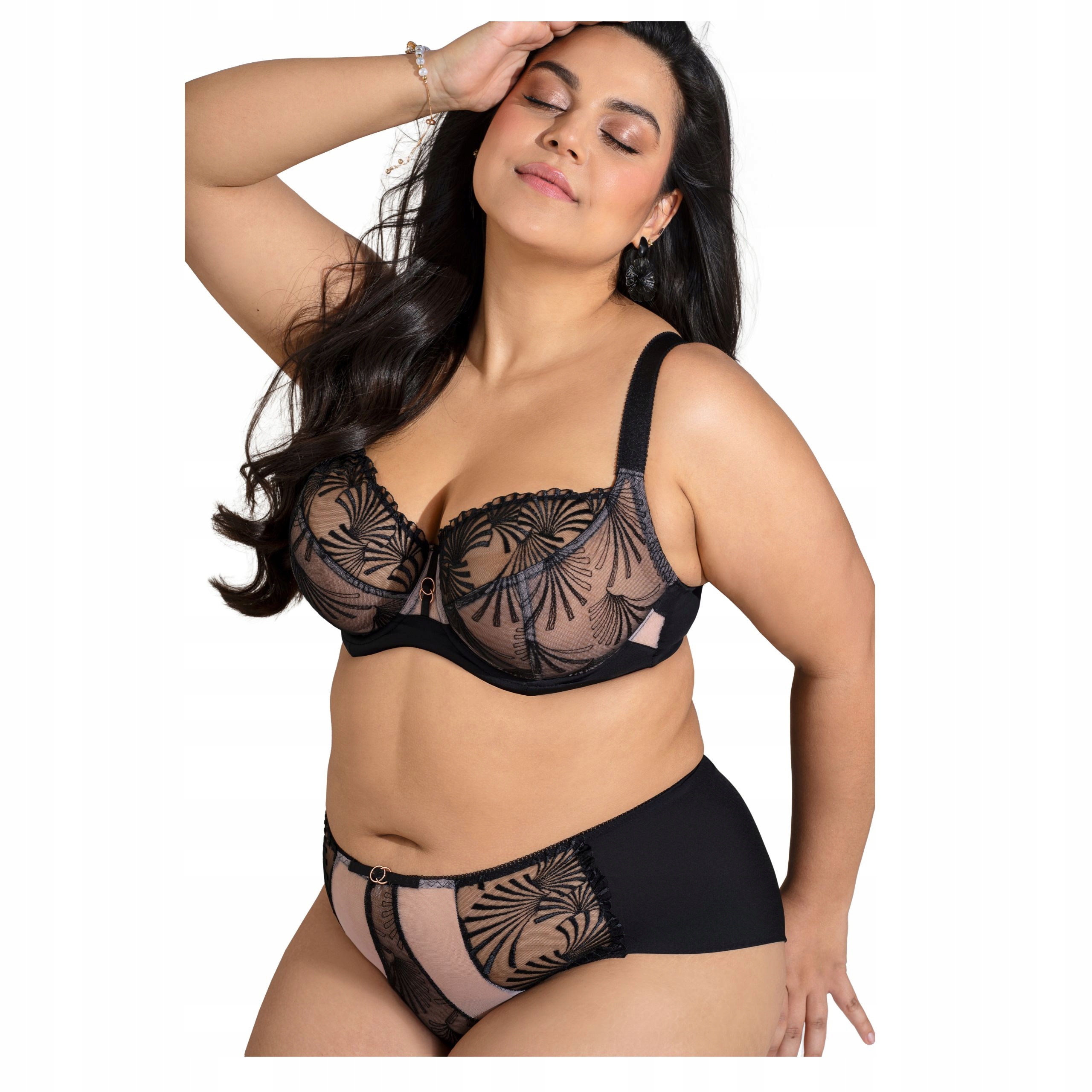 Podprsenka měkká soft Selena New 85K černá sexy Nessa