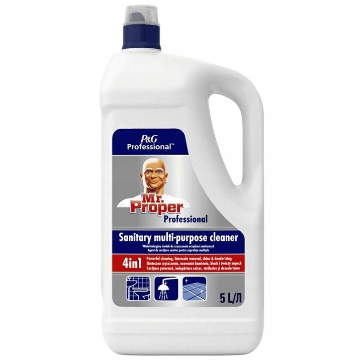 MR PROPER PROFESSIONAL DO SANITARIATÓW 5L. ŚRODEK DO CZYSZCZENIA SANITARIAT