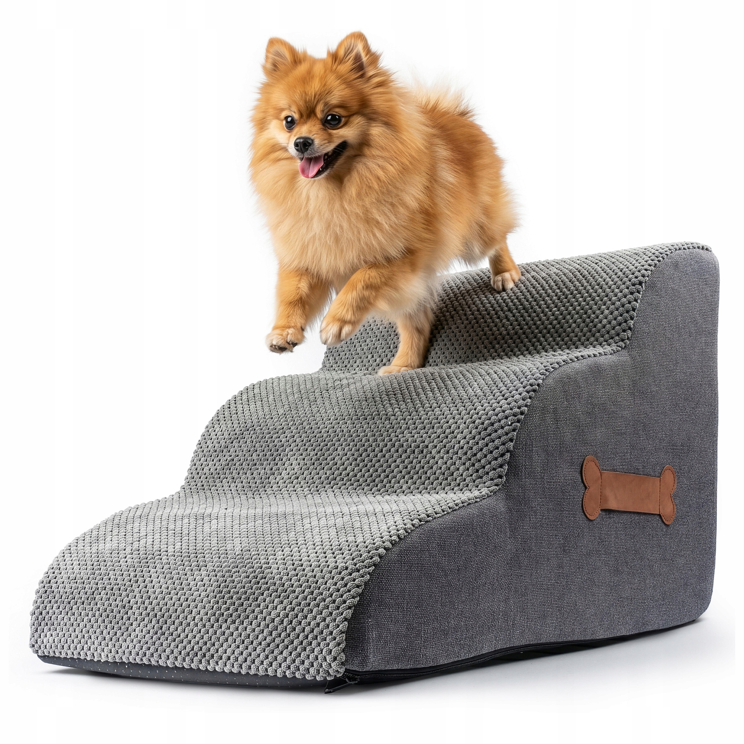 Schody pro psa pro vstup do postele 3 stupně Mírná Plošina Rampa 40 cm