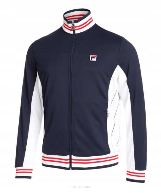 Bluza tenisowa Fila Jacket Bjorn granatowa M