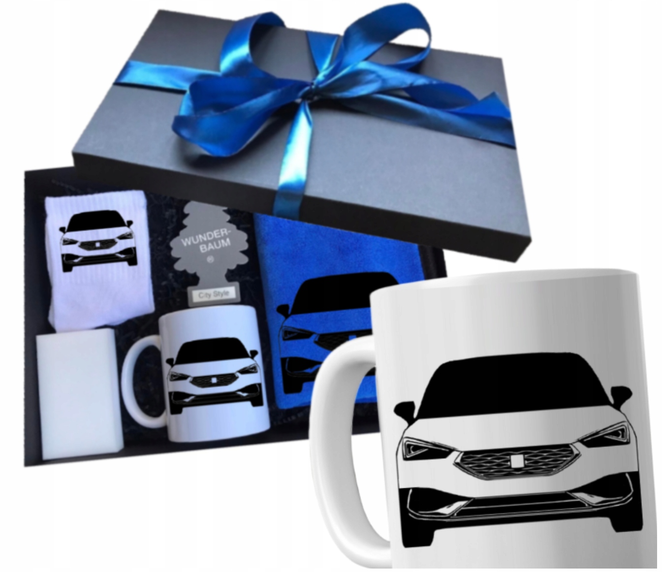 Sada dárek pro řidiče auta Seat otce, narozeniny, Vánoce hrnek, vychytávky