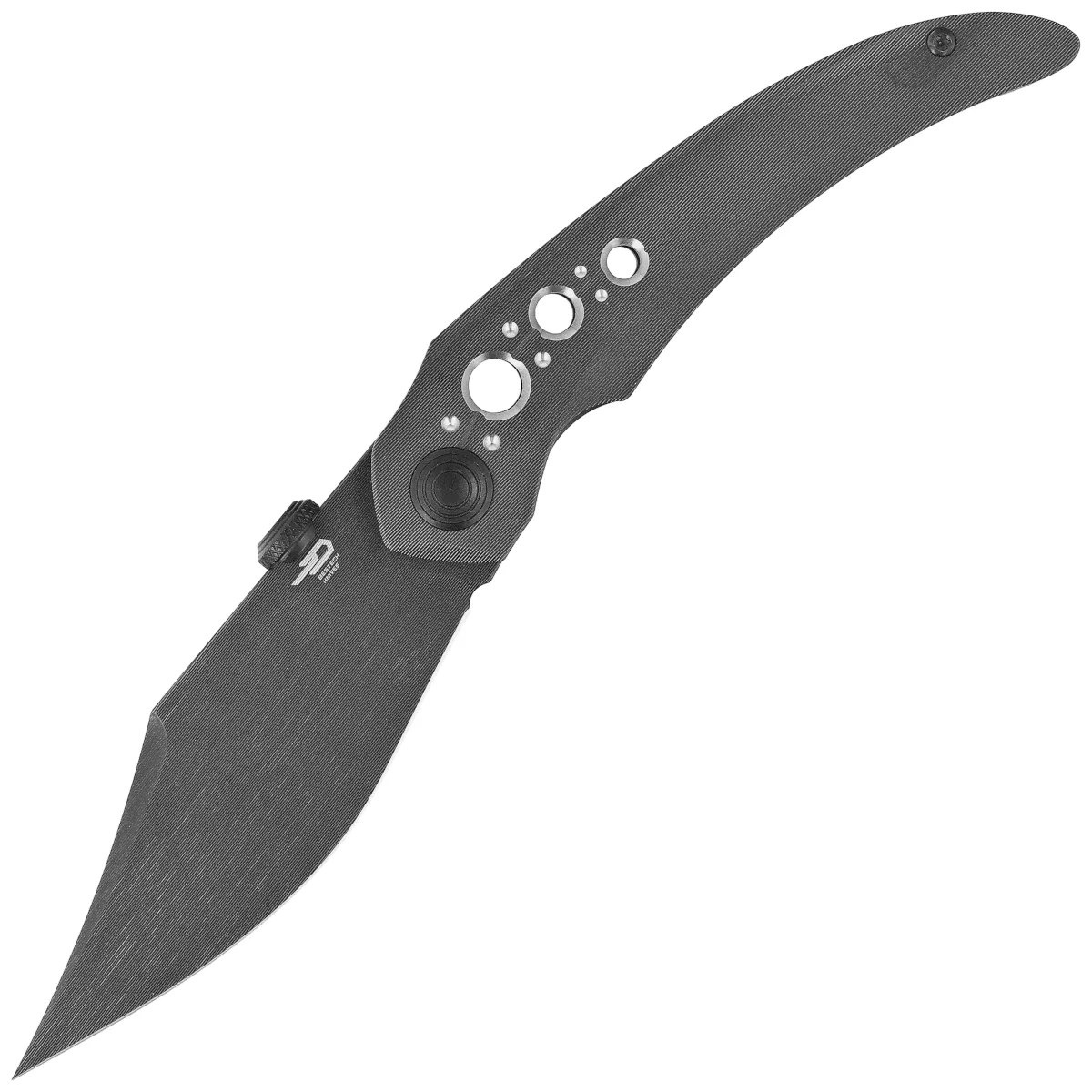 Nóż składany Bestech Razon Black Titanium, Black Pvd (BT2406B)