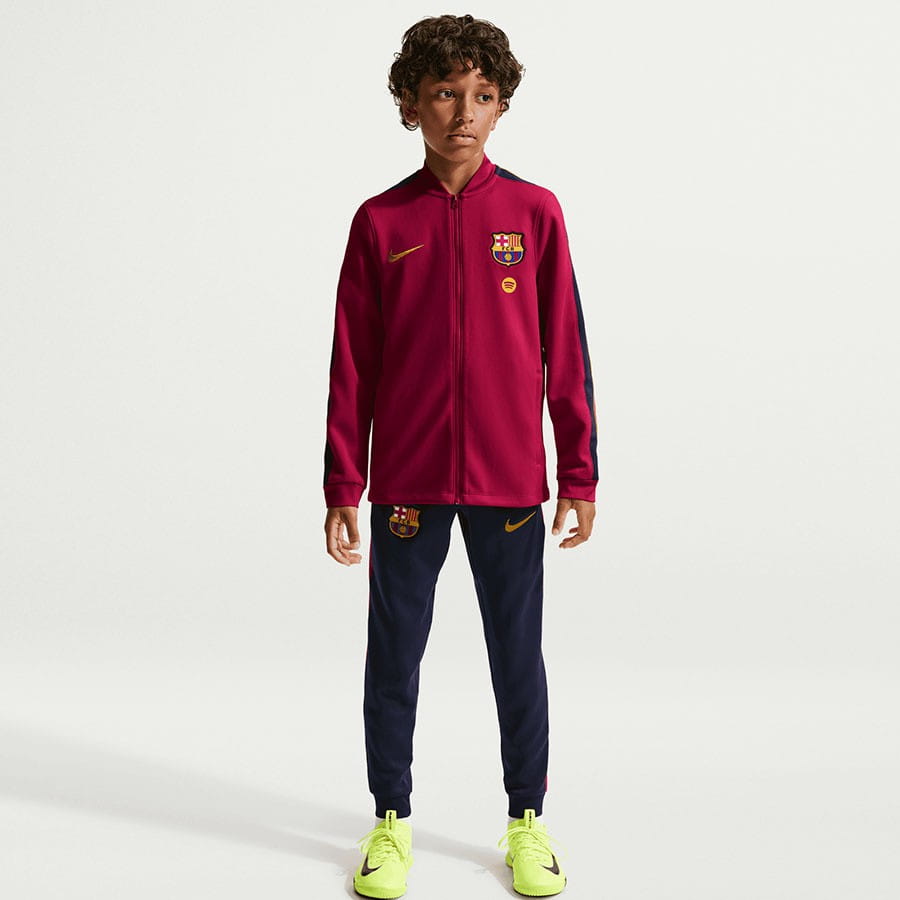 Dres Nike Fc Barcelona Strike Junior II2852-621 Czerwony, XL (158-170CM)