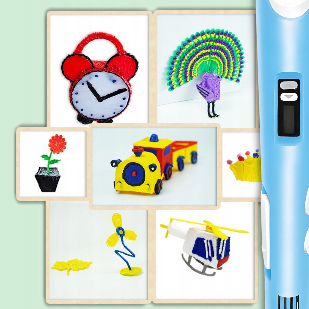 Długopis 3D dla Dzieci Wkłady Filament 209m Największy Zestaw Drukarka Pen Rodzaj długopis 3D