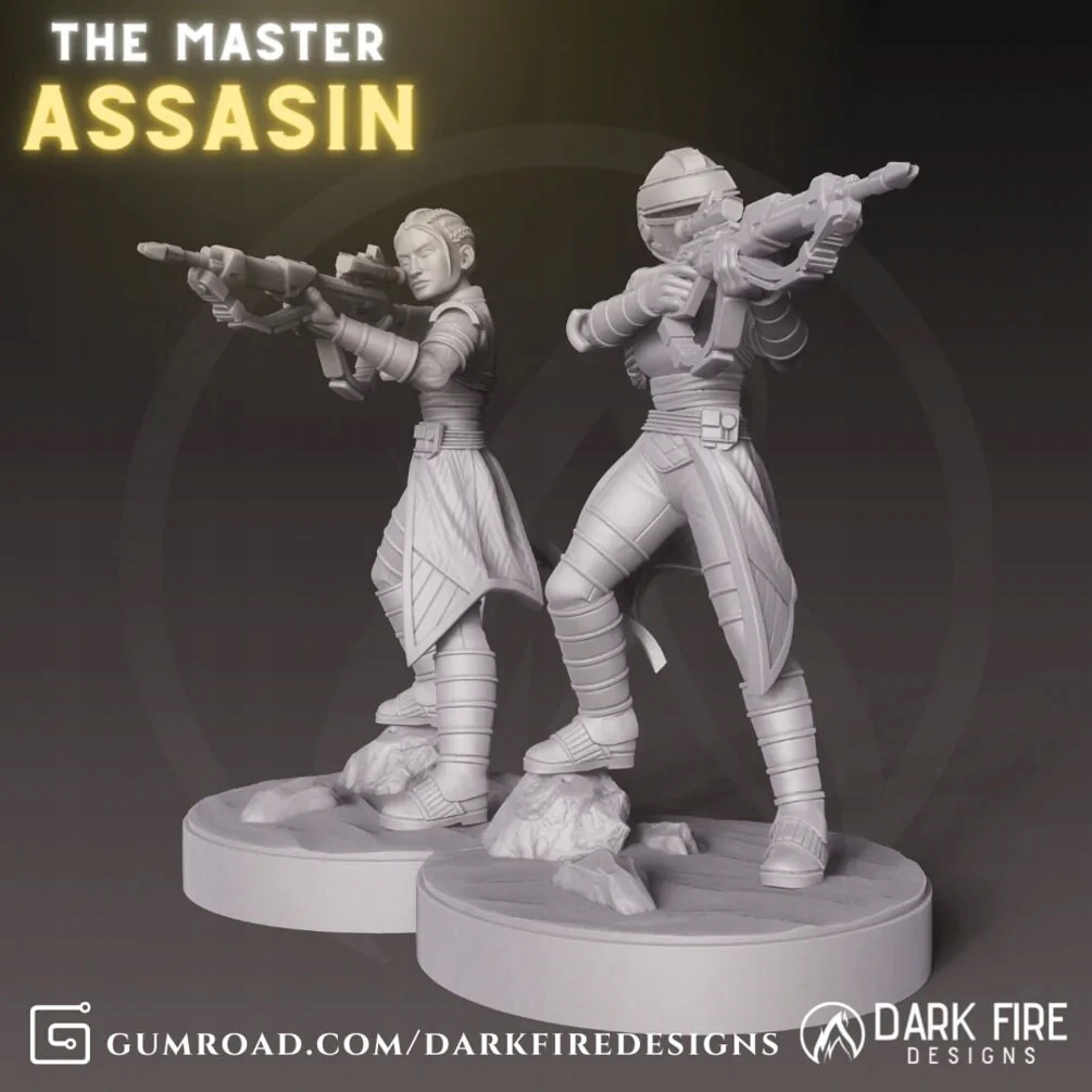 Master Assassin model pasuje do gry StarWars Legion 2 System Star Wars Legion
