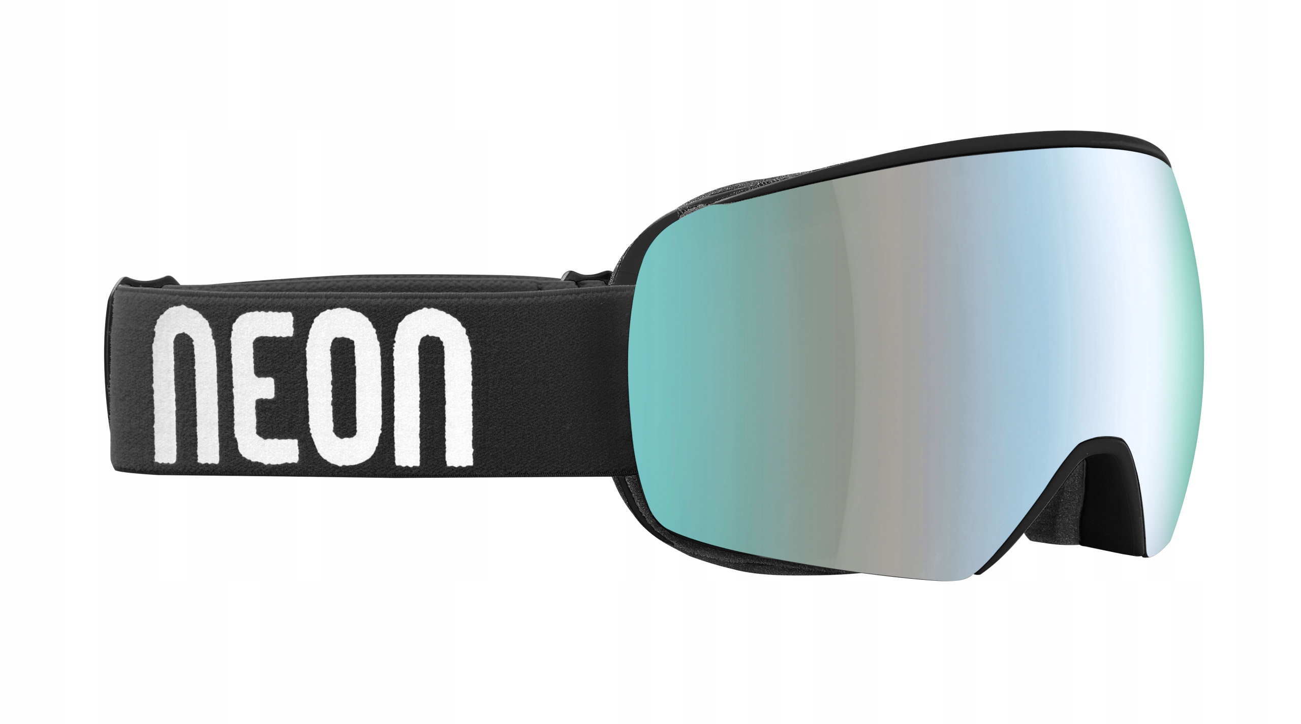 Lyžařské Brýle Neon Beam Black White Mirror Acciaio CAT3