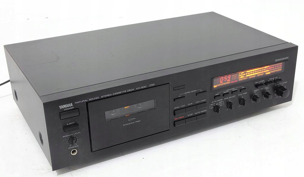 Magnetofon kasetowy Yamaha KX-530 czarny