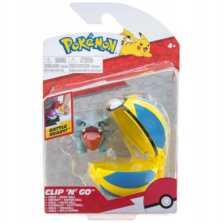 

Pokemon figurka+kula Gible Quick Ball (38209)