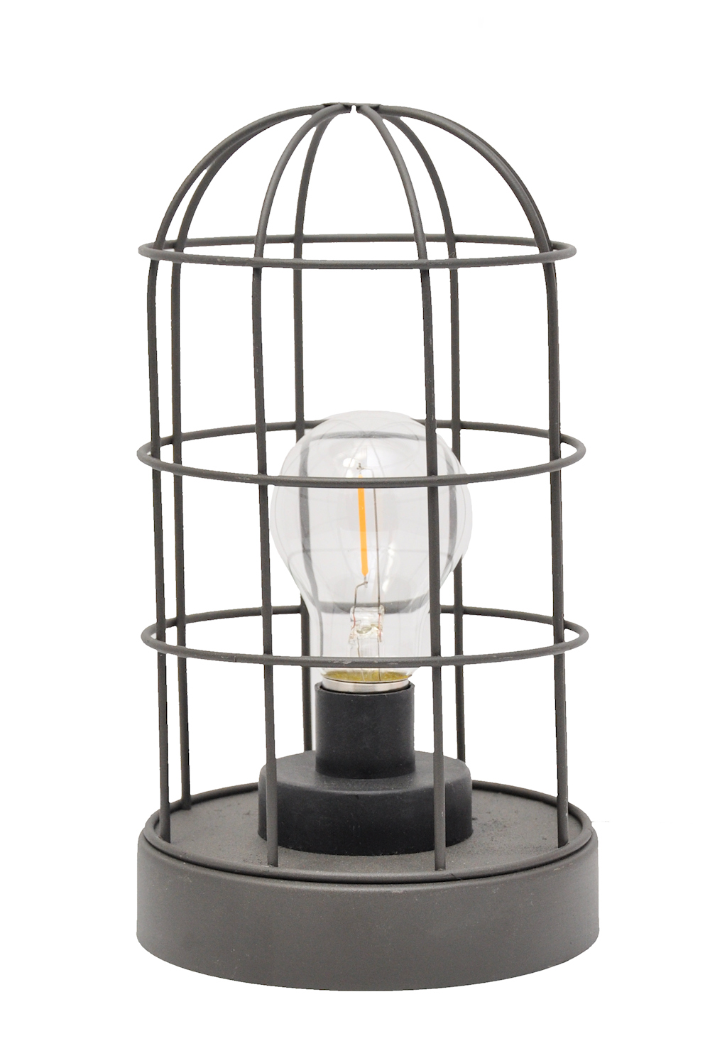 METALOWA LAMPKA INDUSTRIALNA DEKORACYJNA LED H20CM