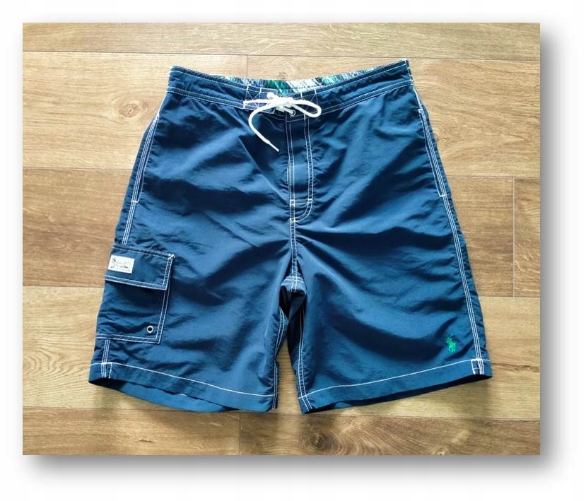 RALPH LAUREN - Spodenki kąpielowe szorty granat S