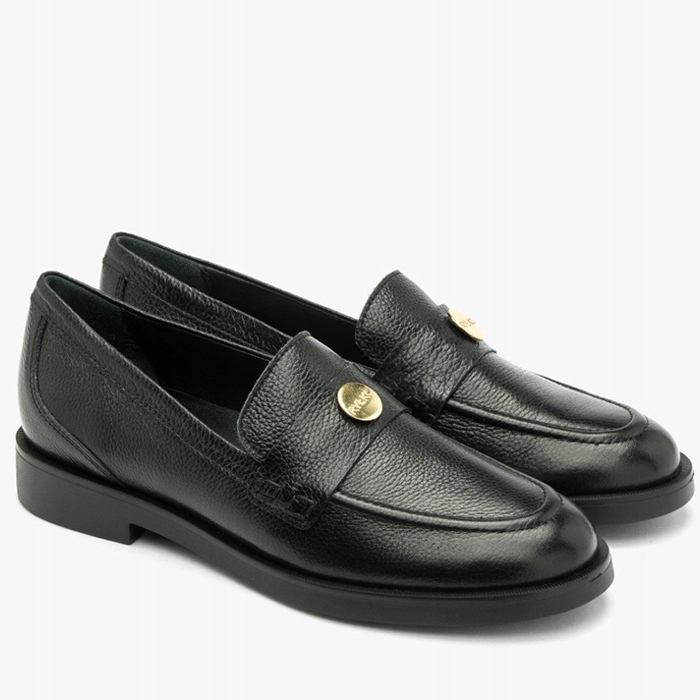 Ryłko G1R46 9SC černé mokasíny r.36 přírodní kůže Kochland