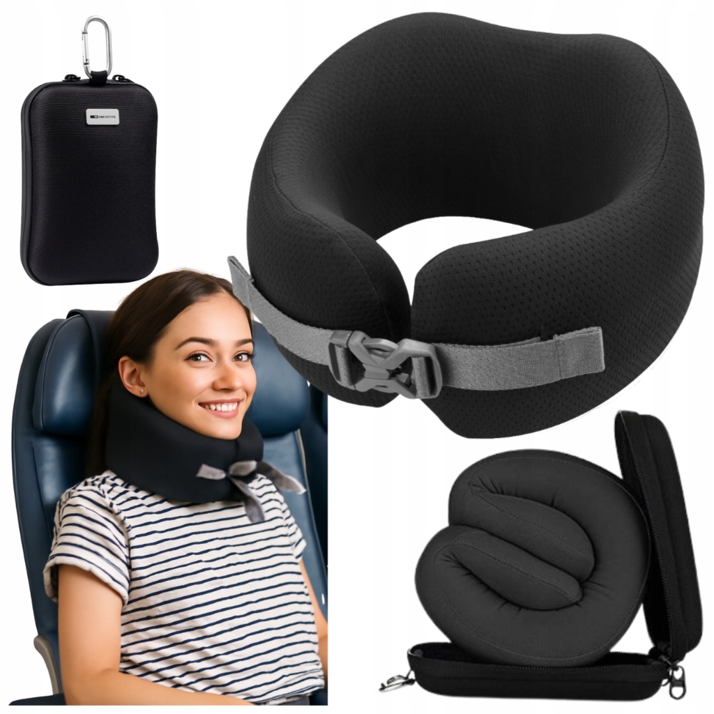 Polštář Ortopedický Paměťový Rohlík Do Letadla Dobře Drží