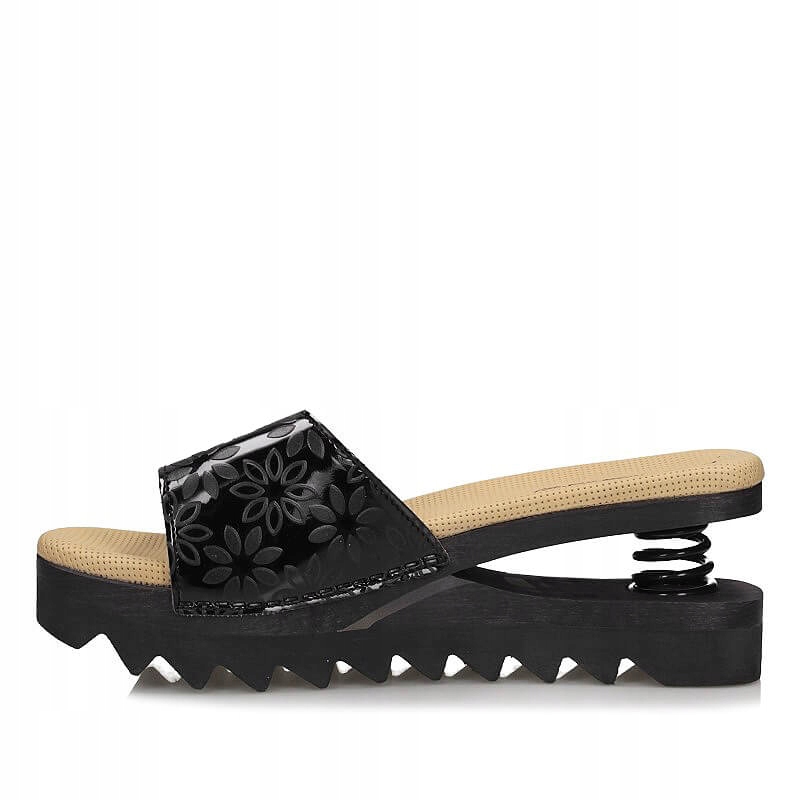 Drewniaki klapki na sprężynie Baldo 24/81-sfu-venice nera st.10 Płeć kobieta