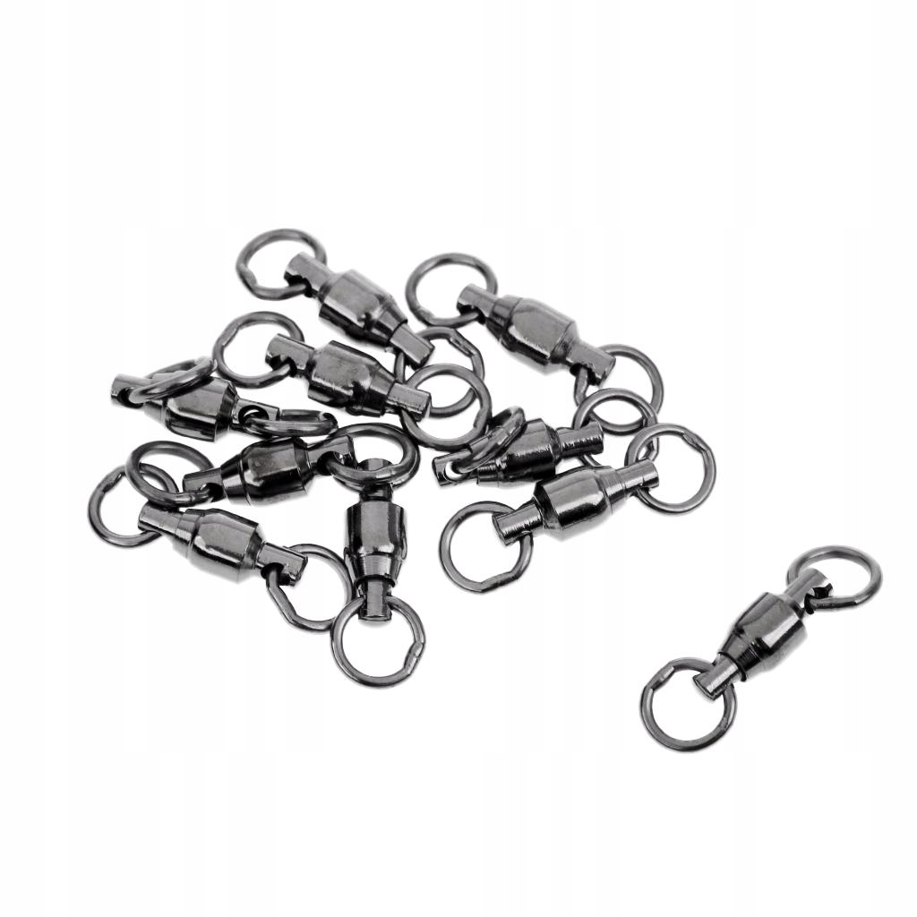 10pcs Ball Bearing Swivels Terminal Tackle 1# Marka bez marki
