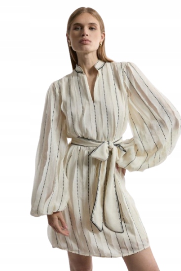 Karen Millen Šaty Mini S Vázáním Pro Nízké 36F