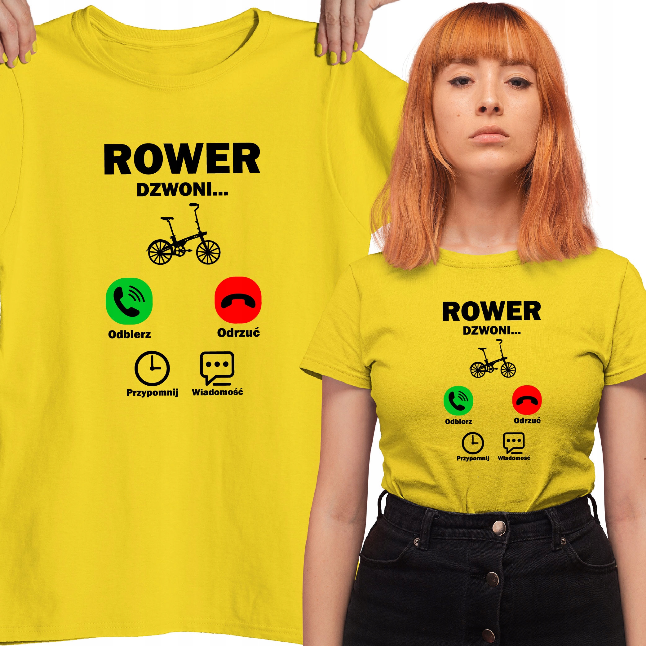 

Koszulka Bluzka Da Miłośnika Roweru Rower Dzwoni