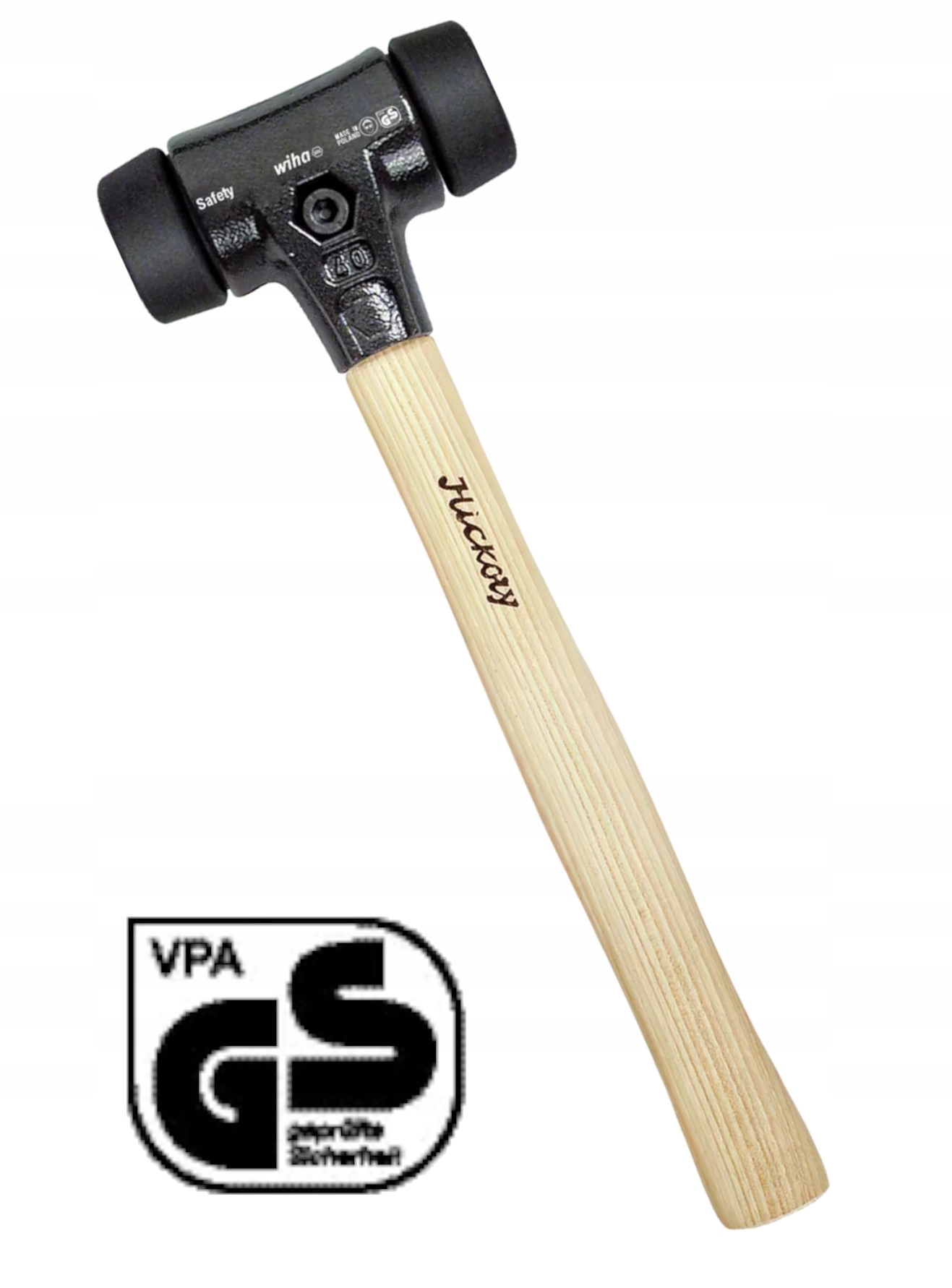 Wiha Młotek z miękkim obuchem Safety średnio miękki 60 mm 26433