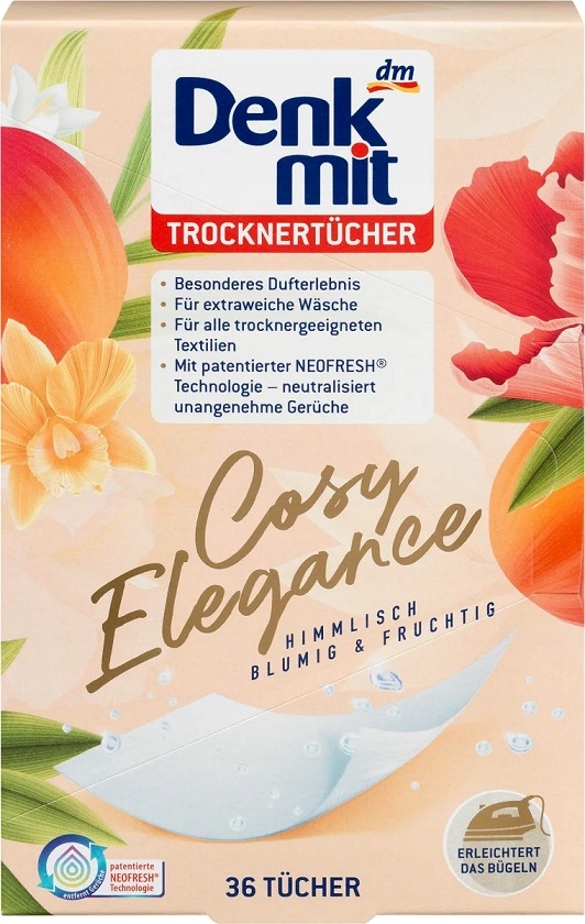 

Denkmit Chusteczki Do Suszarki Cosy Elegance 36szt