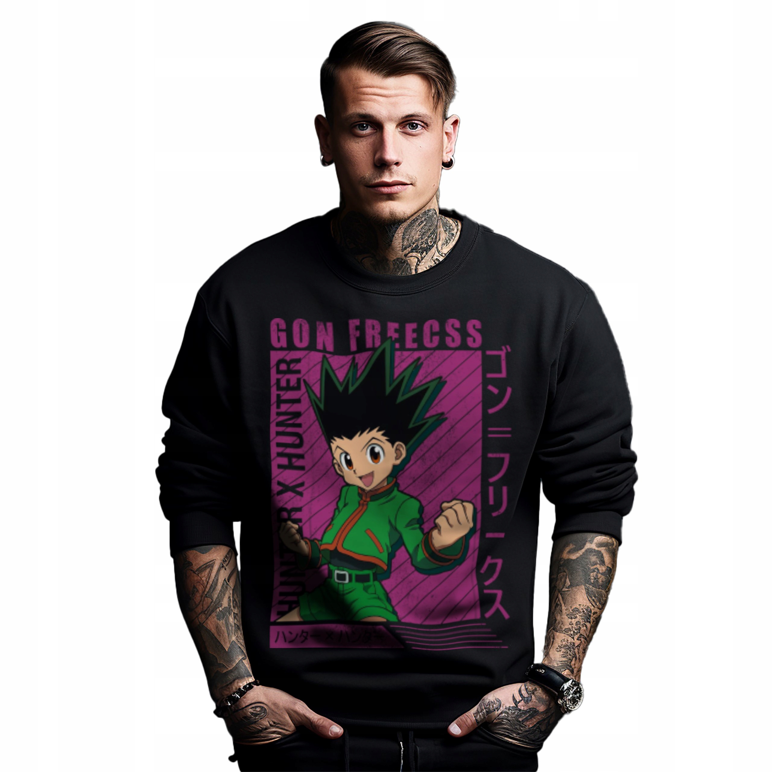 Mikina s potiskem Anime Hunter X Hunter Gon Freecss