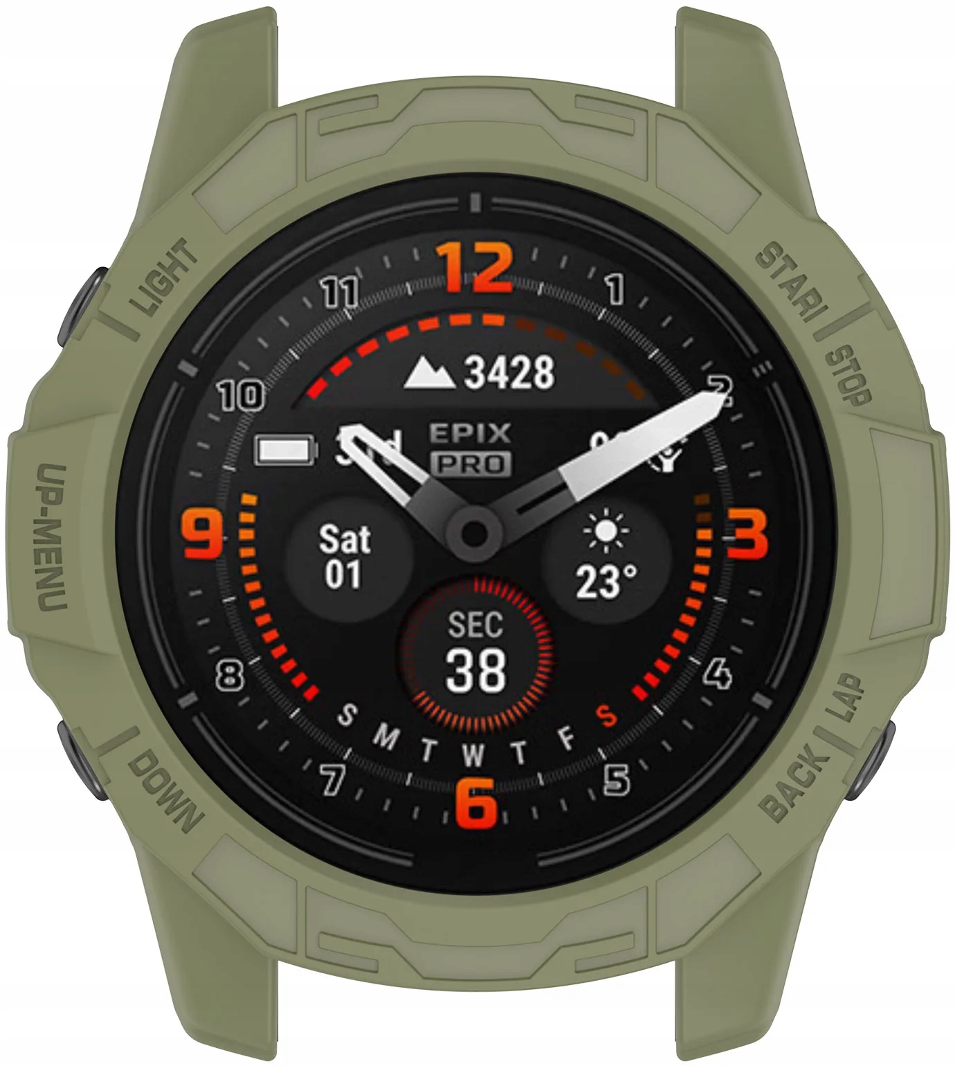 ETUI OCHRONNE CASE PRO+ DO GARMIN FENIX 7 7 SOLAR Pasuje do modelu Garmin Fenix 7 / 7 SOLAR ładowarka zaślepka szybka