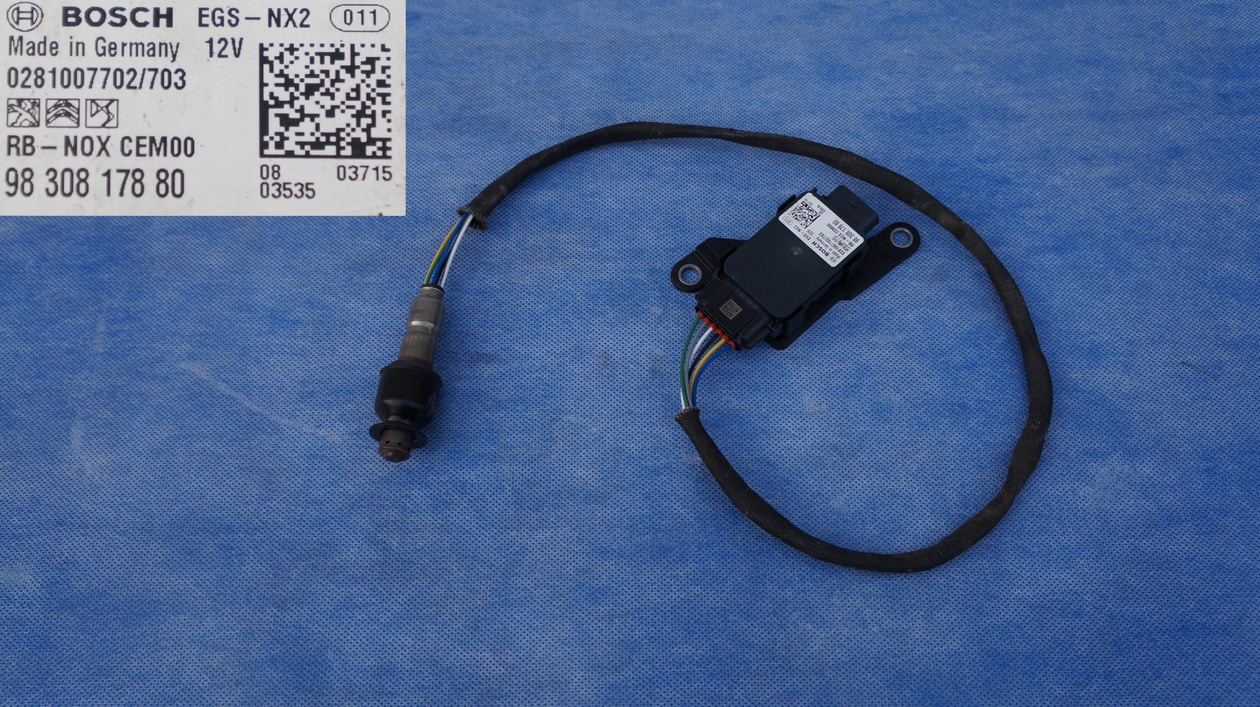PEUGEOT CITROEN SONDA LAMBDA MODUŁ NOX 9830817880