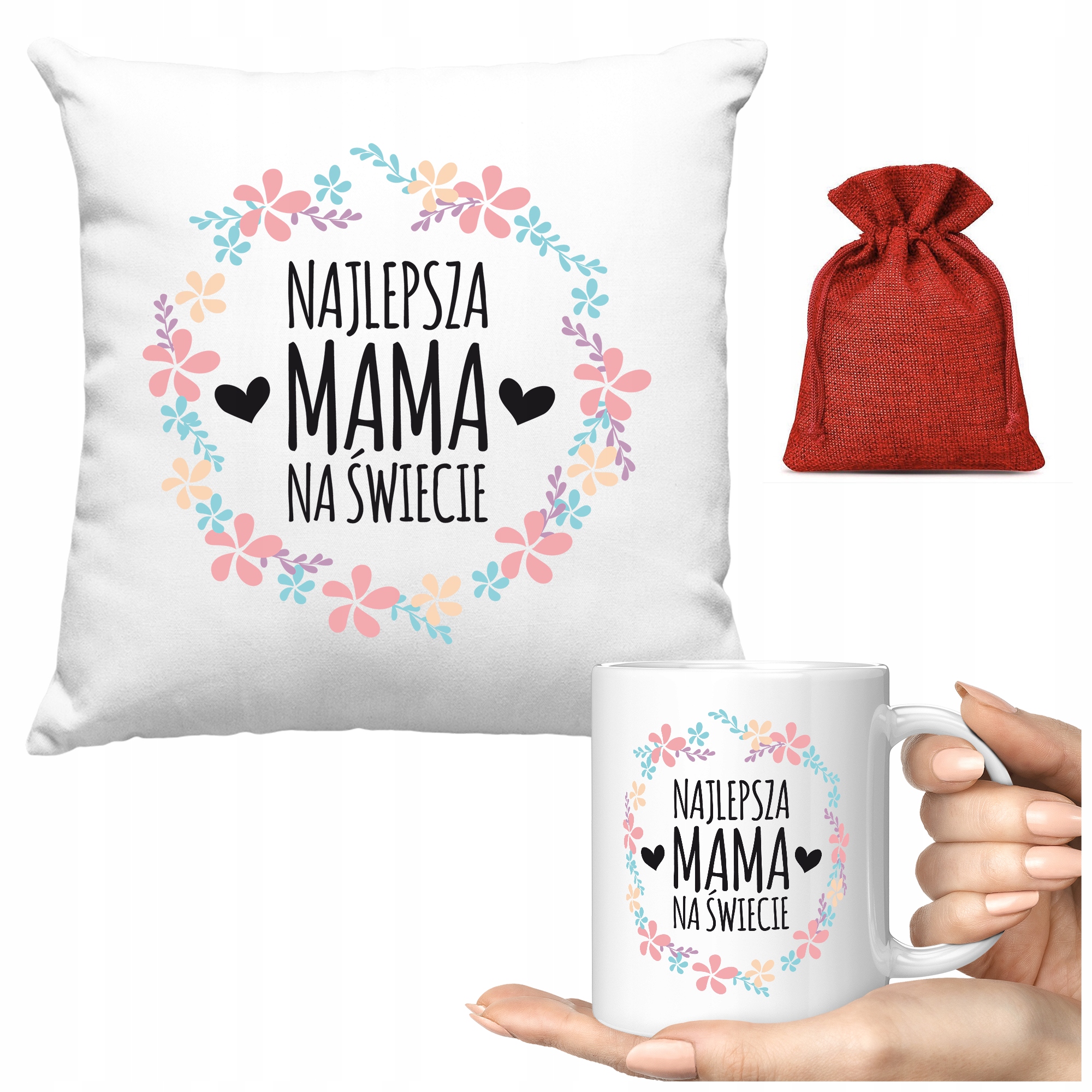 

Poduszka Kubek Dla Kochanej Mamy Mamusi
