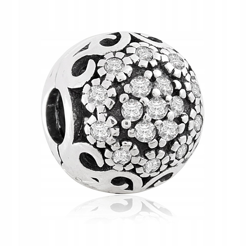 

Charms Zawieszka Koralik Klips 925 Srebro ST12