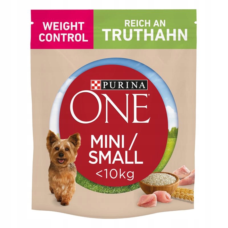 Purina One Mini Weight Control/Sterilised, krůta a rýže 9 kg (6 x 1,5 kg)