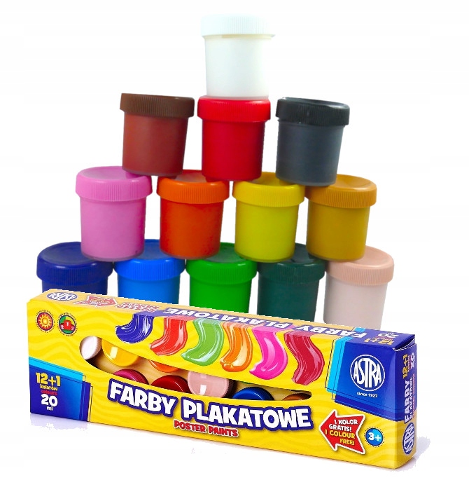

Astra Farby plakatowe 20 ml 12+1